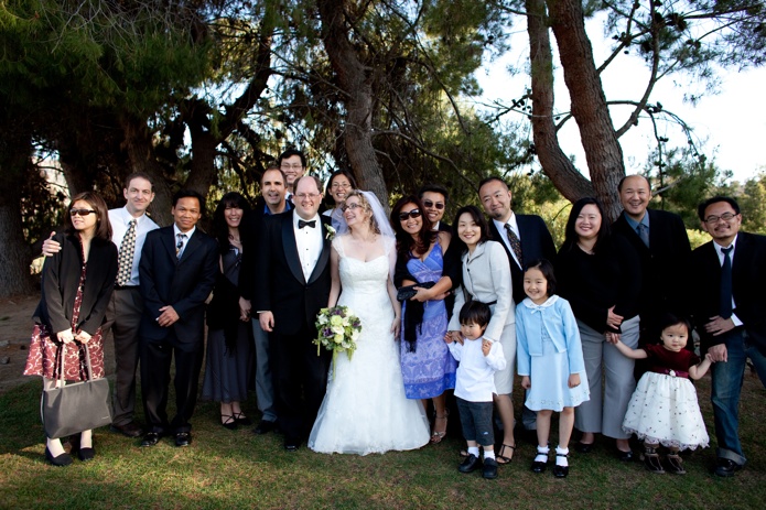 Just a few of our good friends at our wedding in April 2009